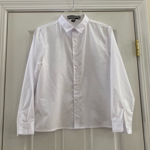 Black n Bianco Other - Black n Bianco Long Sleeve White Dress Shirt, Boy's Size 14, Like New